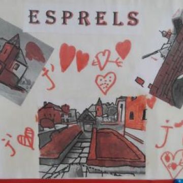Les enfants du Périscolaire dessinent Esprels !