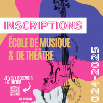 Inscriptions école de musique et de Théâtre de la Haute-Saône 2024-2025