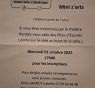 Reprise des Mini z'arts