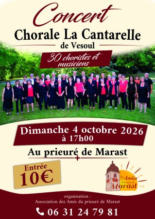 Concert : Chorale la Cantarelle de Vesoul
