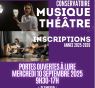 Inscriptions 2025-2026 école départementale de musique et de théâtre