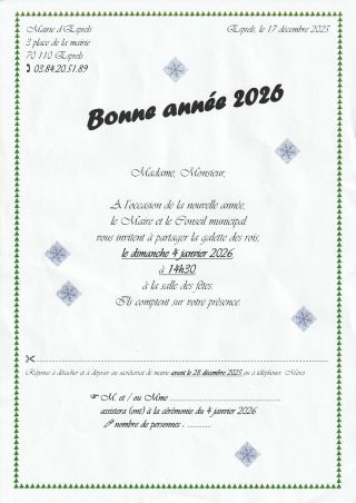 Voeux 2026