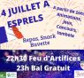 14 Juillet à Esprels : Le programme